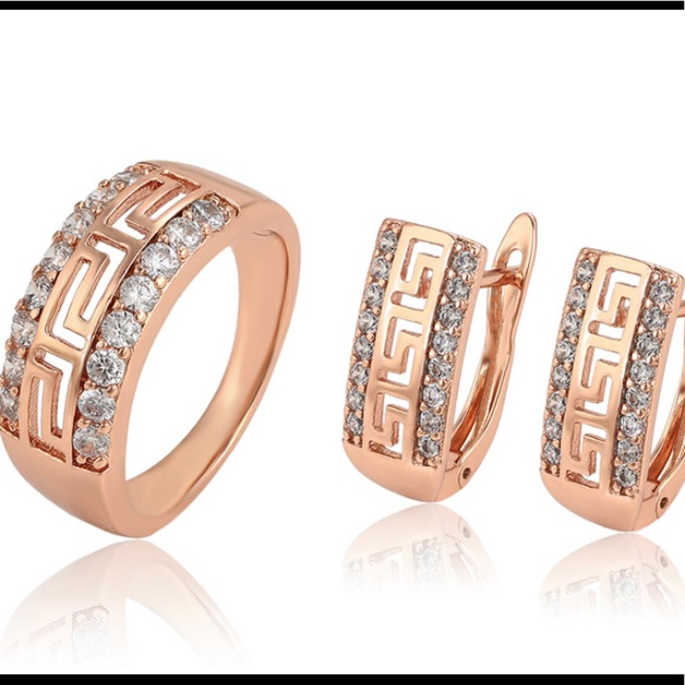 Rose gold jewelry set❤️